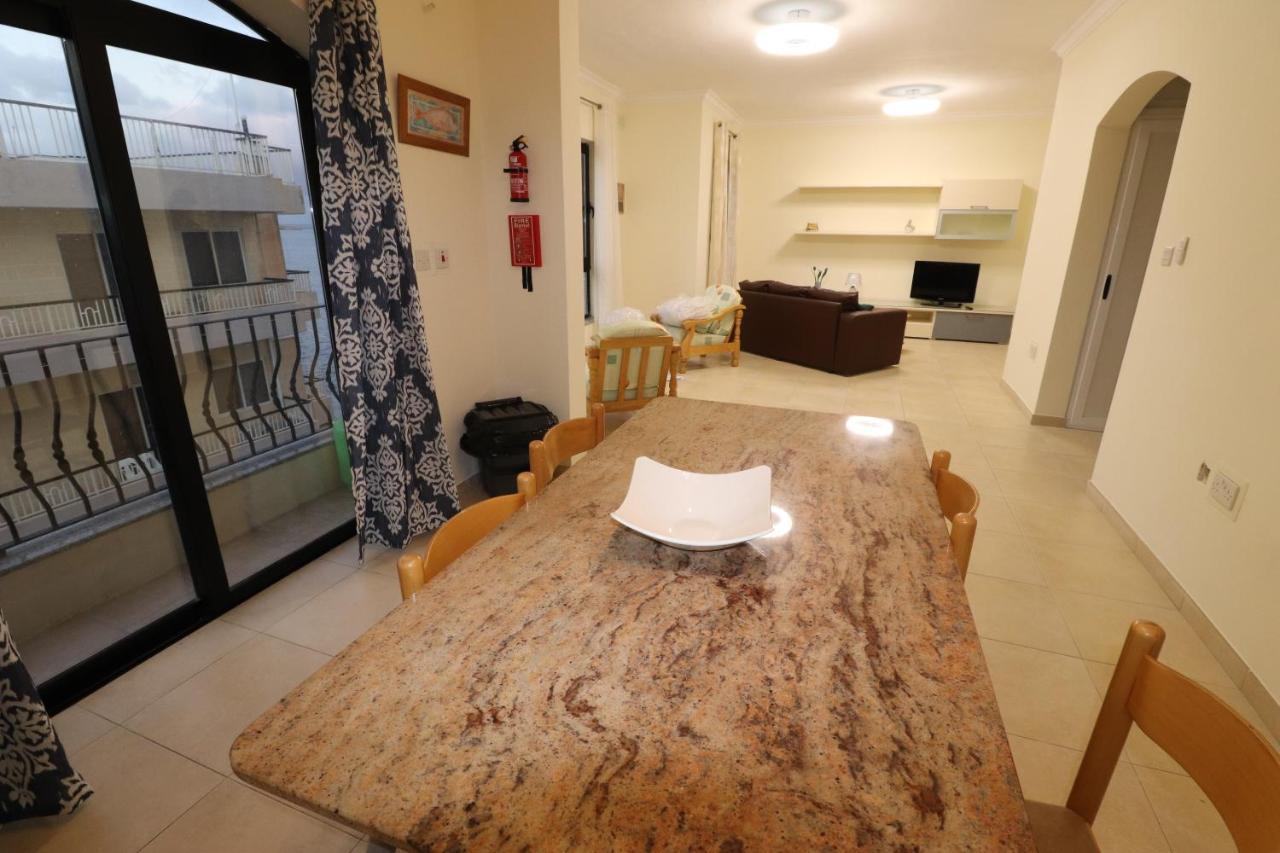 Ferienwohnung The Sea Just Across The Road - Flat 3 St. Paul's Bay Exterior foto